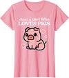 Pig Lover Shirts For Men Women Kids Just A Girl Who Loves Pigs Cute Hog Swine Toddler Girls Kids T-Shirt - Pink