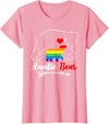 Funny Bear Family Gay LGBT Pride HBL LGBT Auntie Bear Aunt Gay Pride Proud Mom Mother's Day T-Shirt - Pink