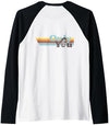 JKLM Smokey Bear Officially Licensed Raglan Baseball Tee - size chart
