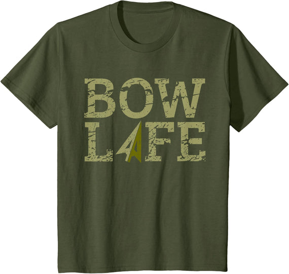 Crossbow Deer Hunting Tip Bow Life Hunter Accessories Gift T-Shirt - Olive Green
