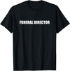 Halloween Spooky T's Easy Costume Funeral Director T-Shirt - Black