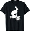 Show Dad Rabbit County Fair Livestock T-Shirt in Black