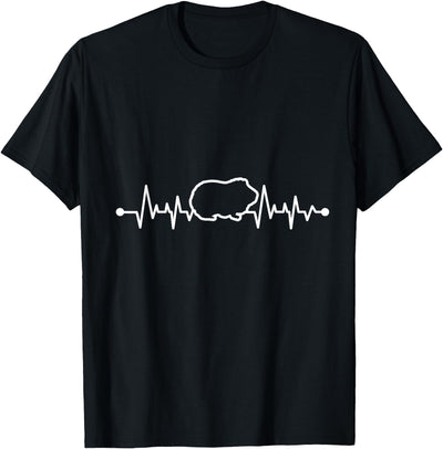 Animal Furry Potato Heartbeat Guinea Pig T-Shirt