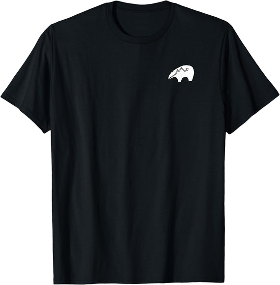 P&L Originals Zuni Bear pocket-style tee shirt emblem T-Shirt - Black
