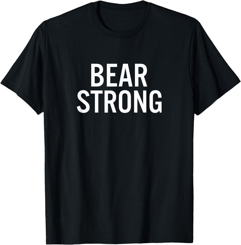 Sevier County Bears Official High School Gear Bear Sevier County High School Strong T-Shirt - Black