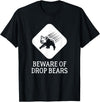 Australia Gifts Beware of Drop Bears Drop Bear T-Shirt - Black