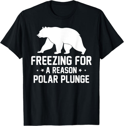 “Freezing for a Reason” Polar Plunge Bear Tee