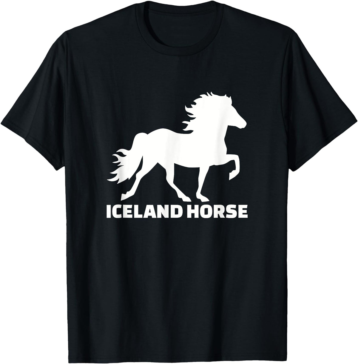Icelandic horse gifts Icelandic horse T-Shirt - Black