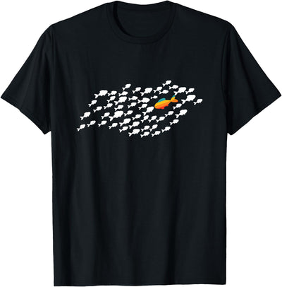 Unisex-Adults, Kids Black Modern Casual T-Shirt
