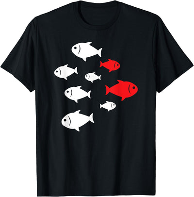 Swim Against The Tide Fish Tank Fishing Fisherman Aquarium Tank Top