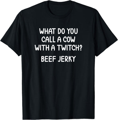 Dad Joke Mens Witty Humor Funny Meat Cow Farmer Gag Sarcasm T-Shirt