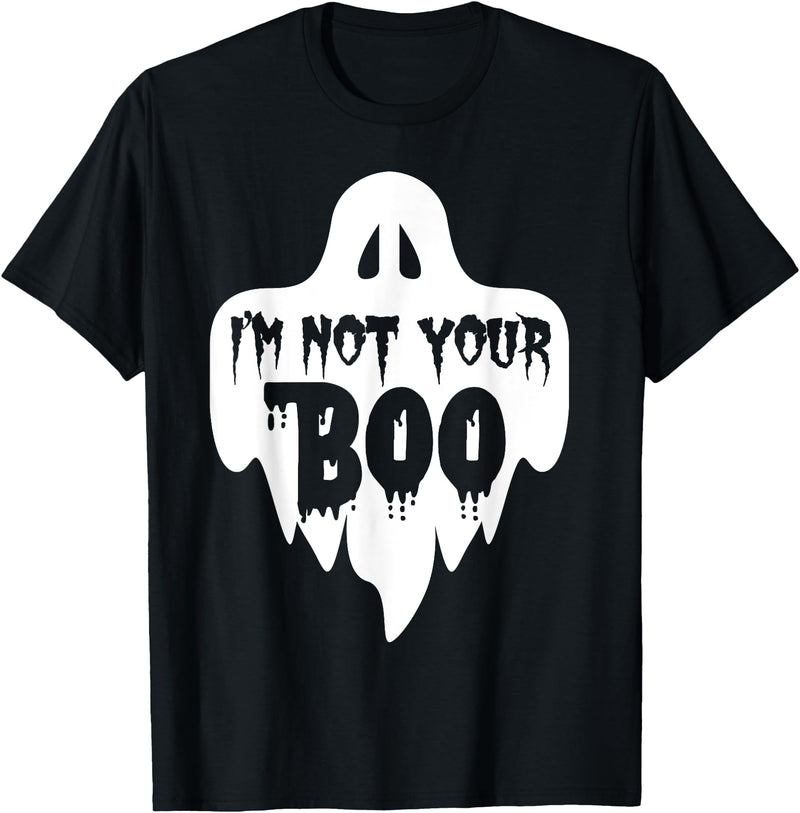 Halloween T-shirt I'm Not Your Boo T-Shirt - Black