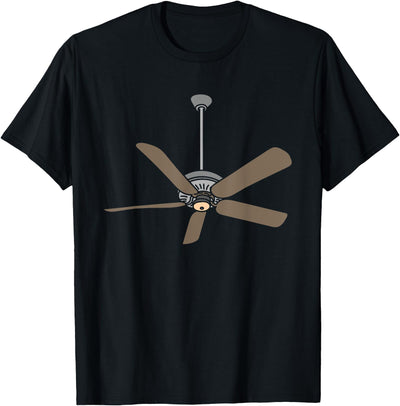 Halloween Costume Shirts Men Women Boys Girls Kids Ceiling Fan Lazy DIY Halloween Costume Funny Easy T-Shirt