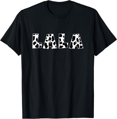 Cow Print Animal Pattern Farmer Farm Grandma Funny T-Shirt
