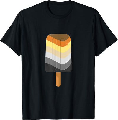 Bear Pride Flag Ice Pop Popsicle T-Shirt