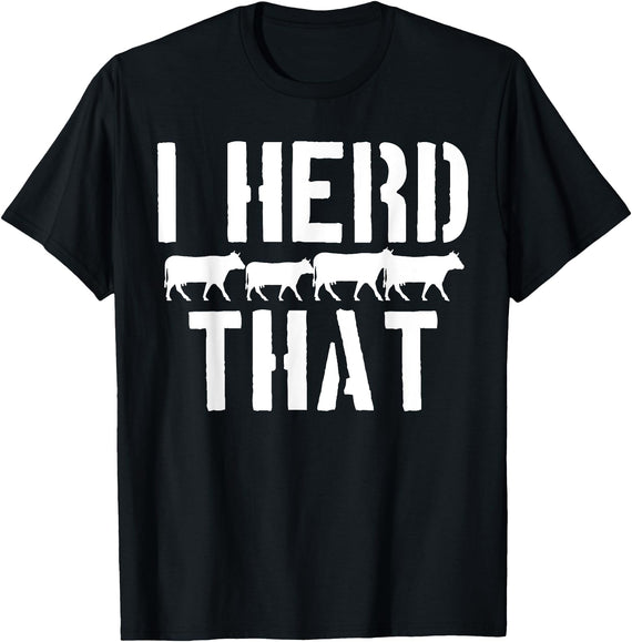 Los daneisyist Cows T-Shirt - Black