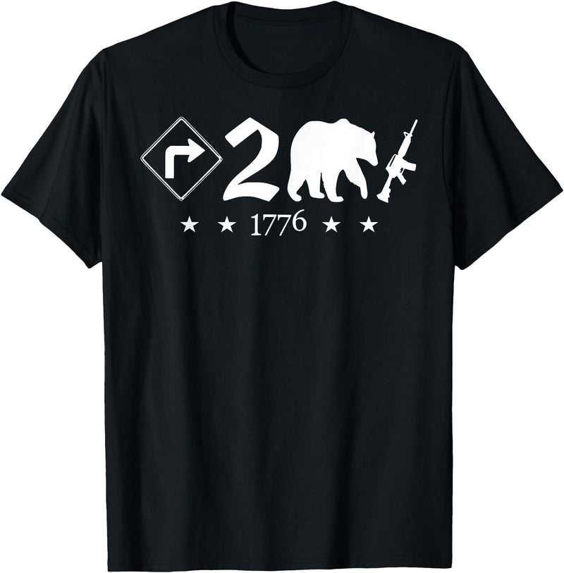 Right To Bear Arms Pro Gun & Patriotic Military Right To Bear Arms Pro Gun Funny Patriotic Military Women Men T-Shirt - Black