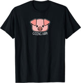 Funny Video Game Clothing Gifts for Gamers Going Ham - Funny Gamer and BBQ Chef Pig Gift T-Shirt - Black