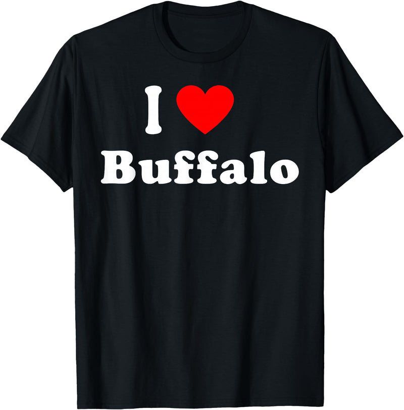 I Love Buffalo City NY Hometown Matching Classic T-Shirt - Black
