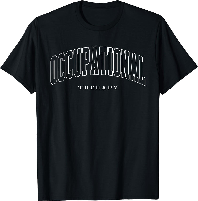 Vintage Pediatric Occupational Therapist Apparel Pediatric Occupational Therapy Occupational Therapist OT T-Shirt - Black