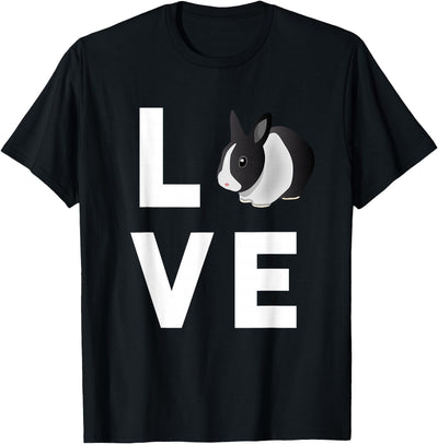 Love Block Letters with Dutch Rabbit T-Shirt