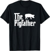 Funny Pig Whisperer Shirts Gifts The Pig Father Funny Pig Lover Whisperer T Shirt Gift T-Shirt - Black