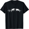 Day Trading Gifts Stocks Stock Trader Bull Bear Heartbeat Trading T-Shirt - Black