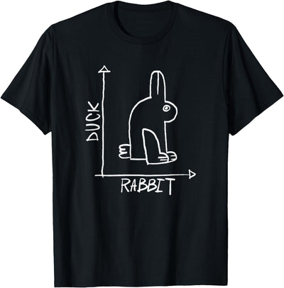Duck or Rabbit Optical Illusion Graph T-Shirt