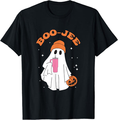 Spooky Season Cute Ghost Halloween Costume Boujee Boo-Jee T-Shirt