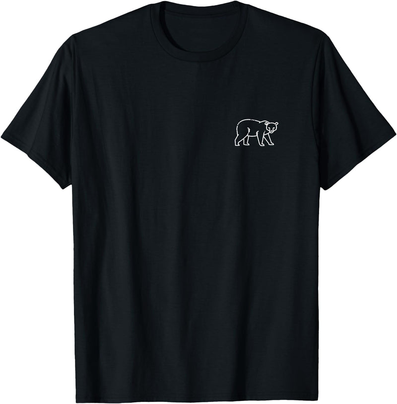 The Pocket Patch Badge Apparel Co Bear Badge T-Shirt - Black