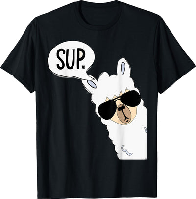 Funny Alpaca Gifts Accessories Alpaca Llama Sup T-Shirt
