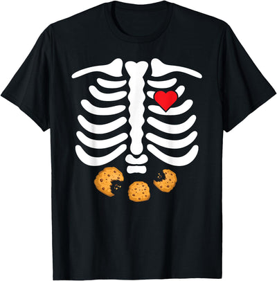 Halloween Skeleton Shirts x Halloween Skeleton Junk Food Belly Cookies T Shirt