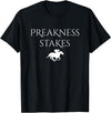 Horse Racing Derby Designs Preakness Horse Racing Shirts for Men, Stakes Apparel Tee T-Shirt - Black