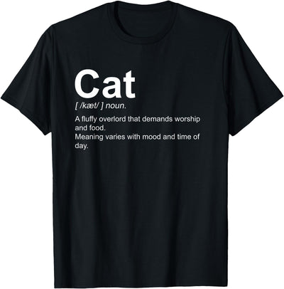 Feline Fancy Definition Humor Co. Cat Definition Humorous Cat Lover Design T-Shirt