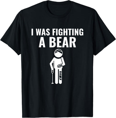 Handicap PWD Amputee And Disabled Apparel I Fought A Bear Handicap Amputee PWD Disabled T-Shirt