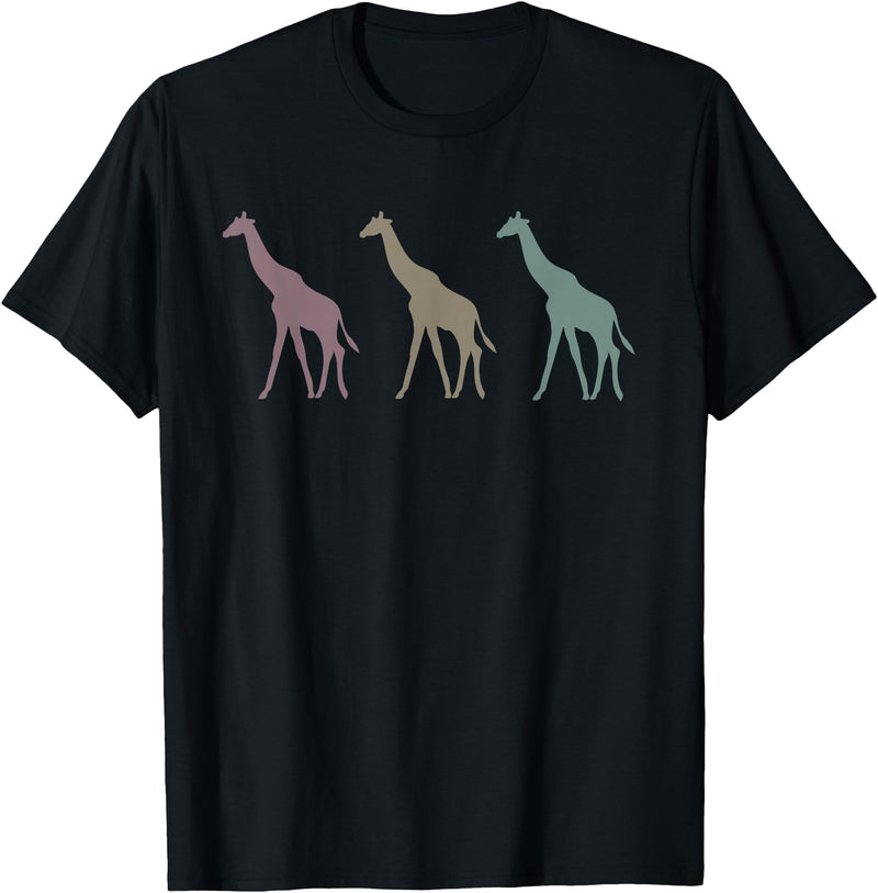 Niki Giraffes T-Shirt - Black