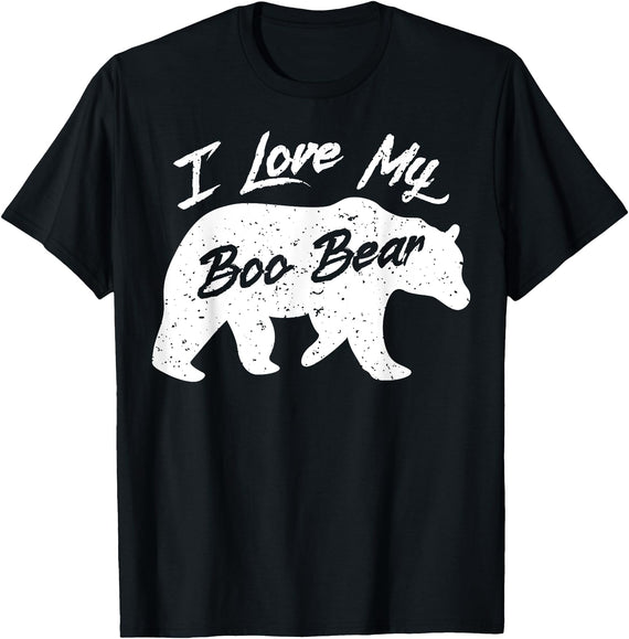 Halloween Party T-Shirt Co Boo Bear Shirt | Polar Bear Spirit Bear Halloween Apparel T-Shirt - Black