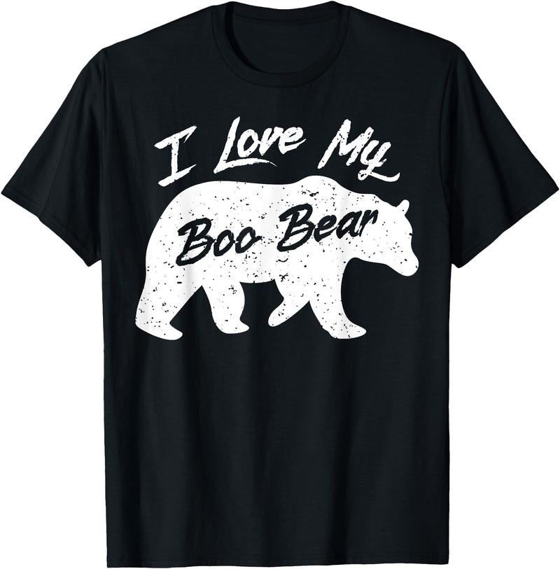 Halloween Party T-Shirt Co Boo Bear Shirt | Polar Bear Spirit Bear Halloween Apparel T-Shirt - Black