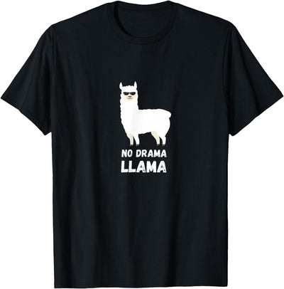 No Drama Llama Funny Llama T-Shirt