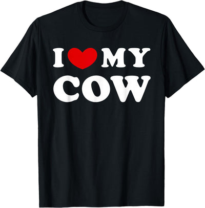 I Love My Cow I Heart T-Shirt