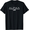 Alpha Gym Rabbit Workout Bodybuilding Fitness T-Shirt in Black