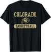 Elite Authentics Colorado Buffaloes Basketball Fan T-Shirt - Black, Unisex-Adults & Kids, Small - Black