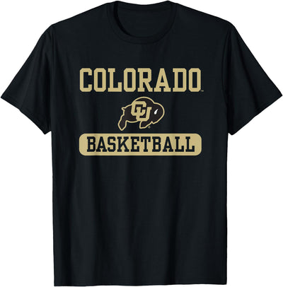 Colorado Buffaloes Basketball Black T-Shirt