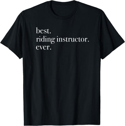 Daphne Horse Tees Best Riding Instructor Ever T-Shirt Horse Trainer T-Shirt