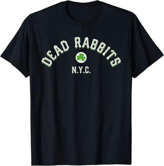 Dead Rabbits New York City Irish American T-Shirt in Black