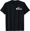 LOVE OF BUFFALO HEART CITY APPAREL I LOVE HEART BUFFALO NY T-Shirt - Black