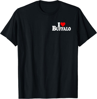 Cow I Love Heart Buffalo Ny City T-Shirt