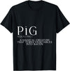 Bacon FH Pig, A Magical Creature That Turns Vegetables Into Bacon --- T-Shirt - Black