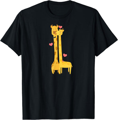 Engagement Giraffe Lover Couple T-Shirt