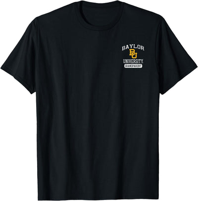 Baylor Bears Grandparent Left Chest Black T-Shirt